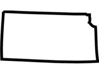  States_ North Dakota_ Outline Decal Proportional