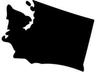  States_ Washington Decal Proportional