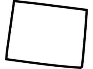  States_ Wyoming_ Outline Decal Proportional