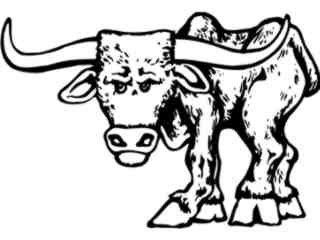  Steer Longhorn Look_ M B 1 Decal Proportional