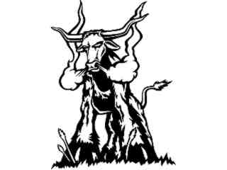  Steer Longhorn Ready 2_ M B 1 Decal Proportional