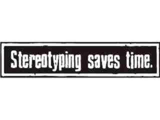  Stereotyping Decal Proportional