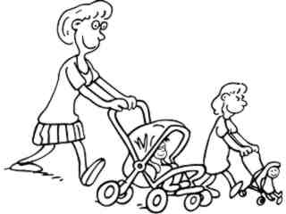  Strolling With Mom 2_ 0 5 2_ V A 1 Decal Proportional