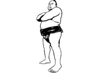  Sumo Wrestler_ M B 1 Decal Proportional