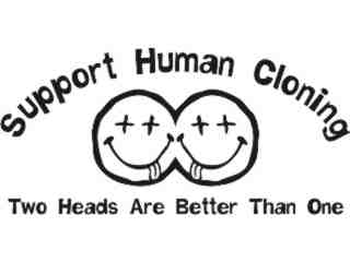  Support Human Cloning Decal Proportional