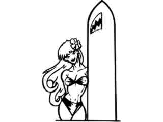  Surf Girl_ G D G Decal Proportional
