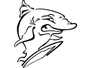  Surf Shark Decal Proportional