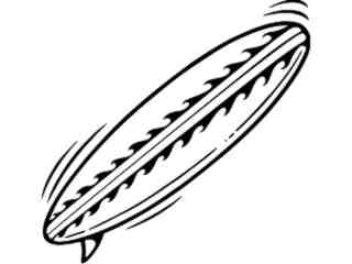  Surfboard Clean Decal Proportional