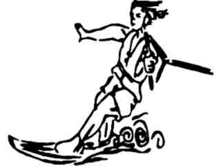  Surfer C O O L Decal Proportional