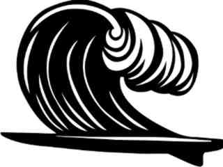  Surfing Wave_ 1 8 5_ V A 1 Decal Proportional