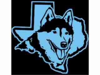  Texas Huskies_ I N V Decal Proportional