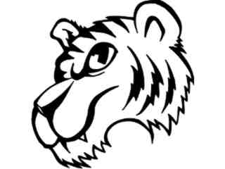  Tiger Cartoon_ M B 1 Decal Proportional