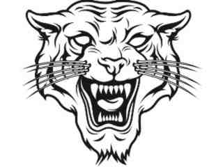  Tiger Cat Tattoo_ D T L Decal Proportional