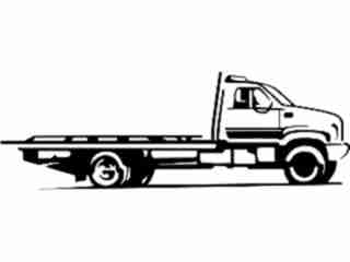  Tow Truck Flatbed Decal Proportional