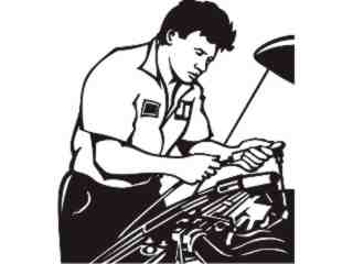  Trades Jobs_ Mechanic_ P A 1 Decal Proportional