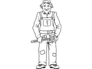  Trades Jobs_ Plumber T G_ P A 1 Decal Proportional