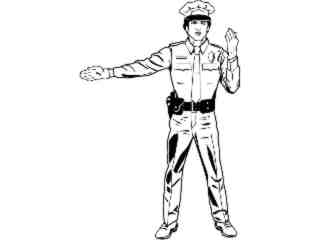  Trades Jobs_ Traffic Cop T G_ P A 1 Decal Proportional