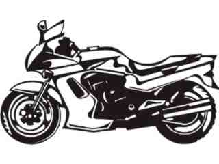  Transportation_ Motorcycle_ P A 1 Decal Proportional