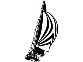  Transportation_ Sailboat 0 3_ P A 1 Decal Proportional
