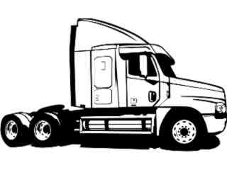  Transportation_ Tractor Trailer 0 2 D R_ P A 1 Decal Proportional