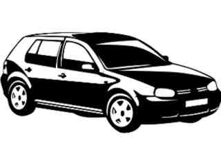  Transportation_ V W Golf D R_ P A 1 Decal Proportional