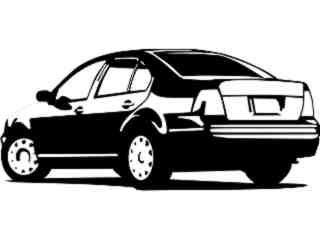  Transportation_ V W Jetta D R_ P A 1 Decal Proportional