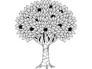  Trees Flowers_ Fruit Tree T G_ P A 1_ D T L Decal Proportional