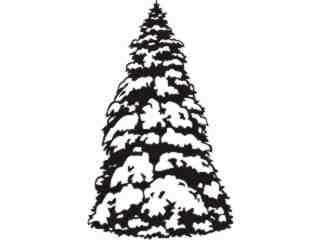  Trees Flowers_ Snowy Fir_ P A 1 Decal Proportional