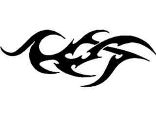  Tribal Graphic 2 Decal Proportional