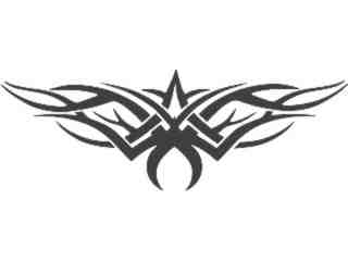  Tribal Graphic 4 Decal Proportional