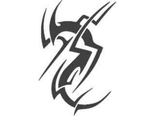  Tribal Graphic 6 Decal Proportional