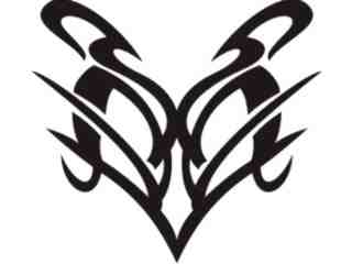  Tribal Tattoo Classic_ 0 0 4 A_ 0 0 1 8 Decal Proportional