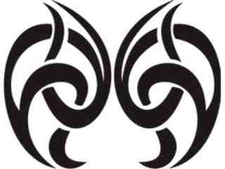  Tribal Tattoo Classic_ 0 0 5 A_ 0 0 0 8 Decal Proportional