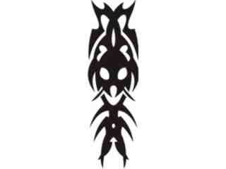  Tribal Tattoo Classic_ 0 0 7 A_ 0 0 2 5 Decal Proportional