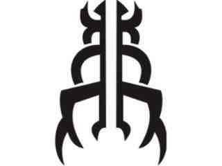  Tribal Tattoo Classic_ 0 0 7 A_ 0 0 3 7 Decal Proportional