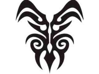  Tribal Tattoo Classic_ 0 0 7 A_ 0 0 5 5 Decal Proportional