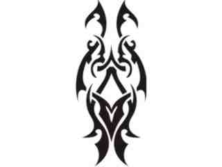 Tribal Tattoo Classic_ 0 0 8 A_ 0 0 0 1 Decal Proportional