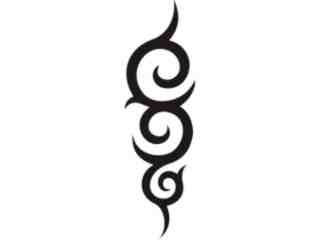  Tribal Tattoo Classic_ 0 0 8 B_ 0 0 3 7 Decal Proportional