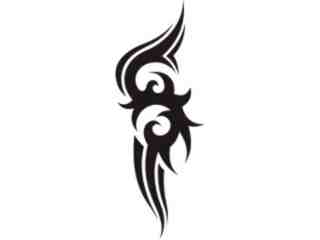  Tribal Tattoo Classic_ 0 0 8 B_ 0 0 4 7 Decal Proportional
