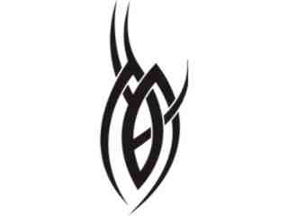  Tribal Tattoo Classic_ 0 0 9 B_ 0 0 0 5 Decal Proportional