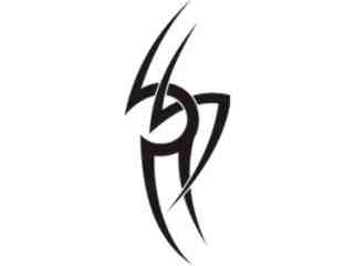  Tribal Tattoo Classic_ 0 0 9 B_ 0 0 1 7 Decal Proportional