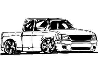  Truck Slammed Ultra_ G D G Decal Proportional
