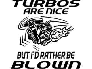  Turbos Are Nice Decal Proportional