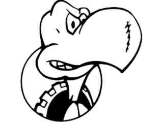  Turtle Circle_ M B 1 Decal Proportional