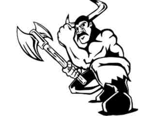  Viking Axe_ M B 1 Decal Proportional