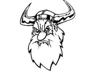  Viking Head 2_ M B 1 Decal Proportional