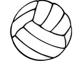  Volleyball 1_ M B 1 Decal Proportional