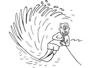  Water Skiing_ 0 6 3_ V A 1 Decal Proportional