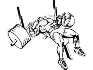  Weightlifter Bench Press 2_ M B 1 Decal Proportional