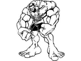  Weightlifter Bodybuilder_ M B 1 Decal Proportional